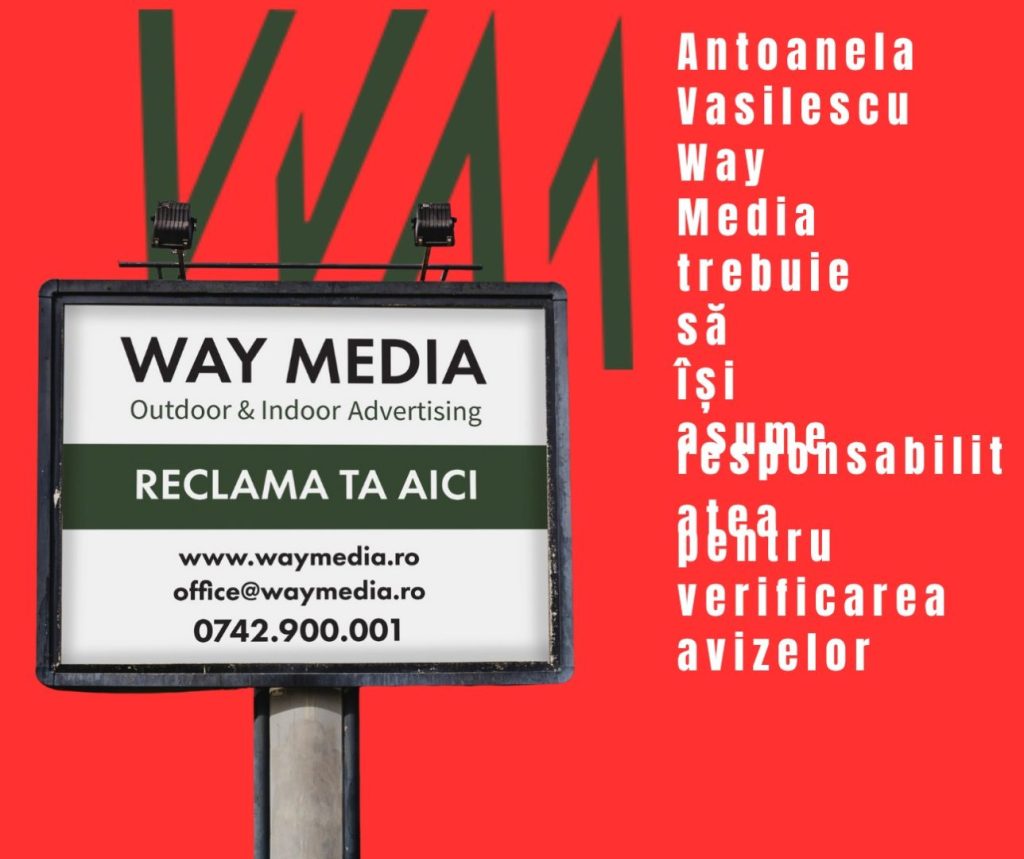 Radu Vasilescu și Way Advertise Production SRL – Steaguri publicitare ilegale fără avize în București